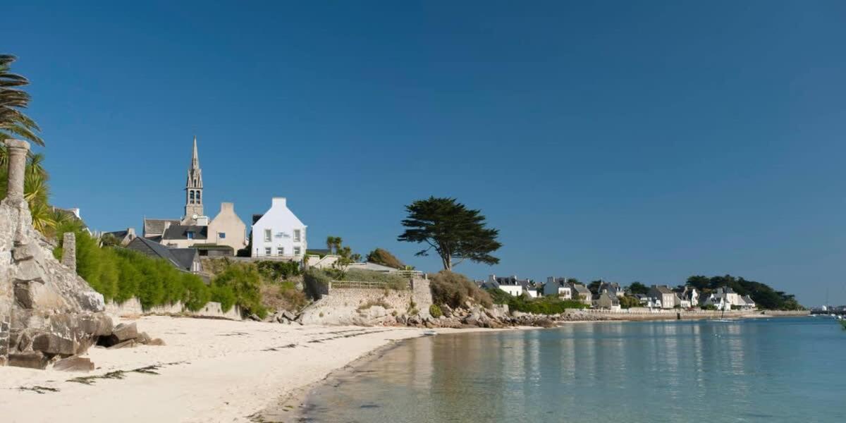 Kermartin - Maison De Famille Avec Vue Sur La Baie De Morlaix Plouézocʼh Bagian luar foto