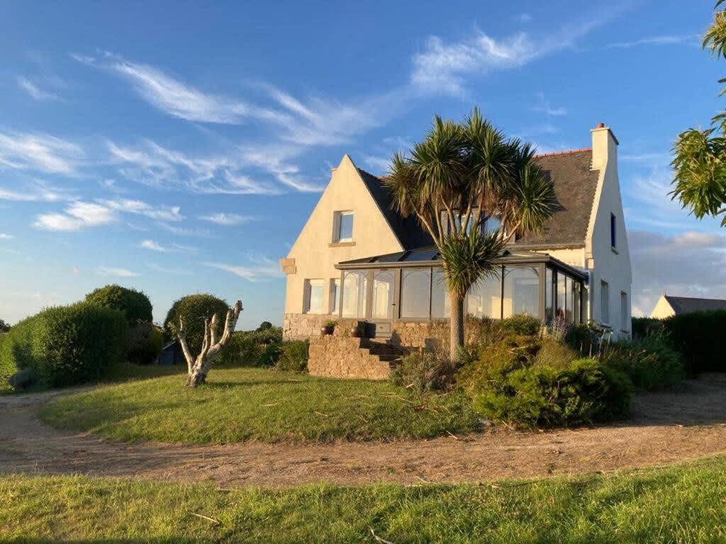 Kermartin - Maison De Famille Avec Vue Sur La Baie De Morlaix Plouézocʼh Bagian luar foto